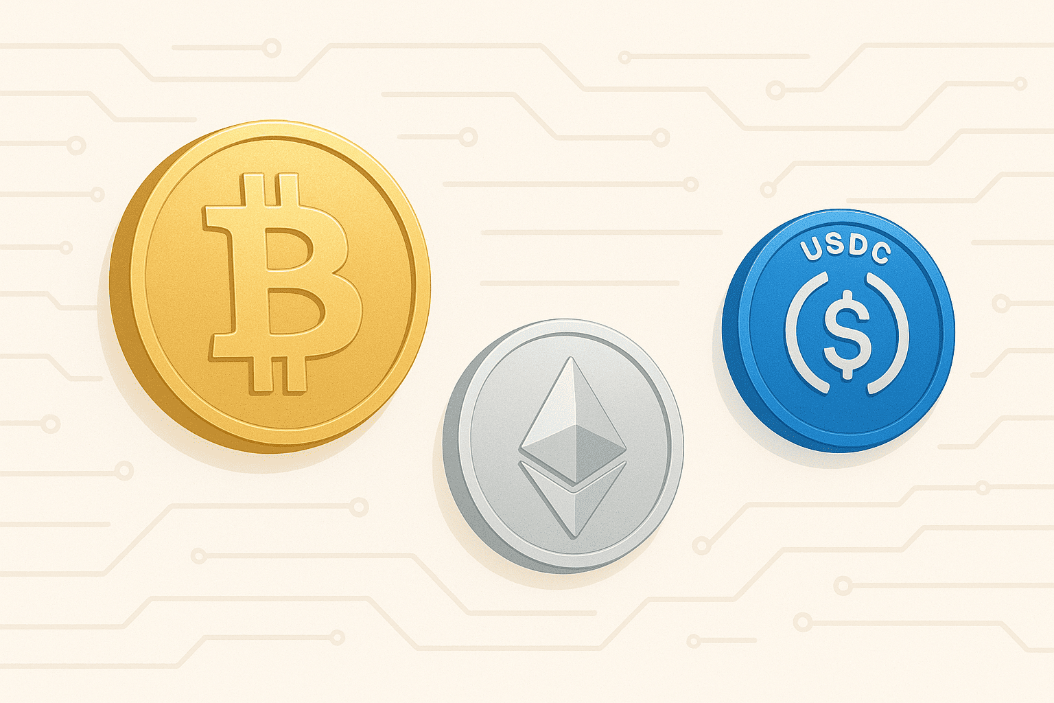 Guía para aprender criptomonedas con ejemplos como Bitcoin, Ethereum y stablecoins